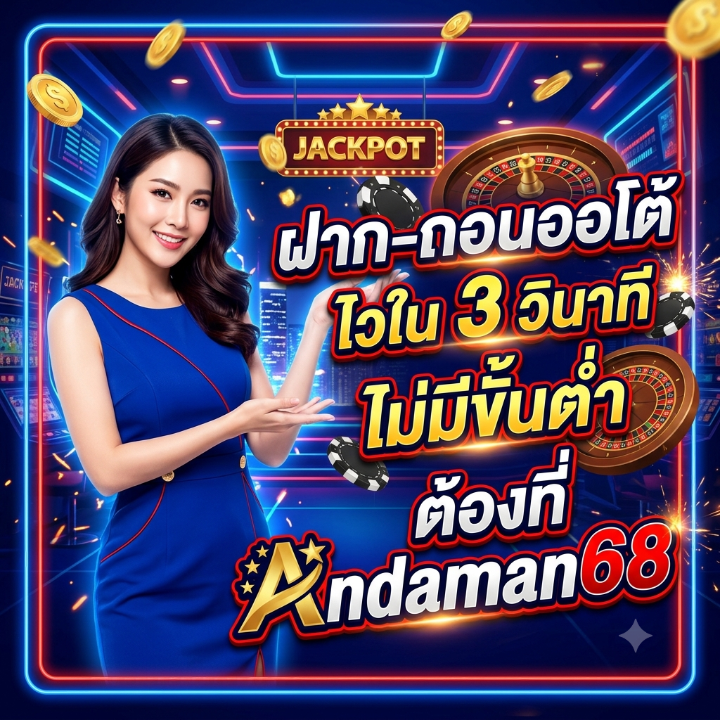 andaman68 ฝาก-ถอนออโต้